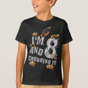 T-shirt J'ai 8 ans et je l'écrase Merching Family
