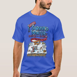 T-shirt J'ai à peine survécu à l'hiver 2022-23