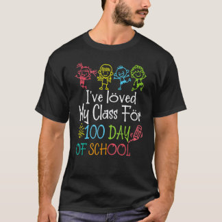 T-shirt J'ai aimé ma classe pendant 100 jours d'école 100e
