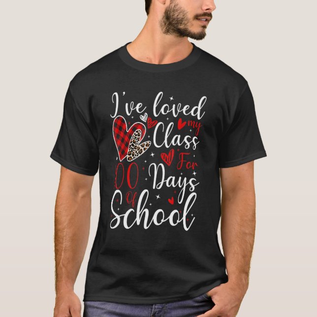 T-shirt J'Ai Aimé Mon Cours Pendant 100 Jours D'École 100E (Devant)