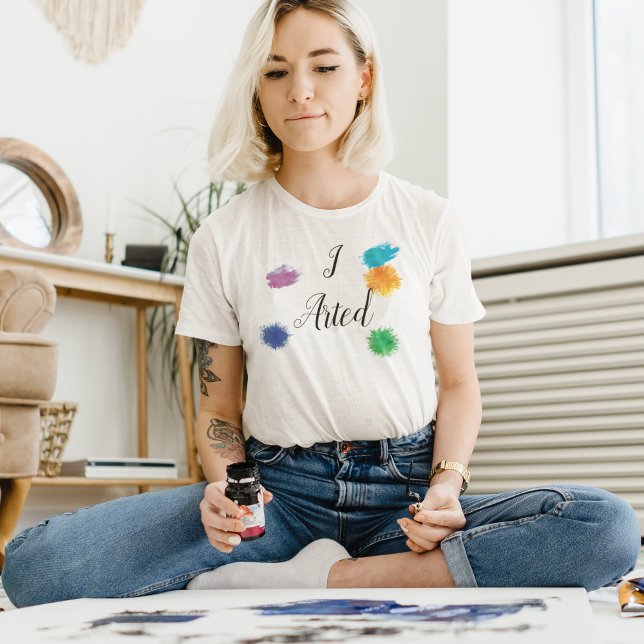 T-shirt J'Ai Arté Artiste Artiste Peintre Peinture Art (Créateur téléchargé)