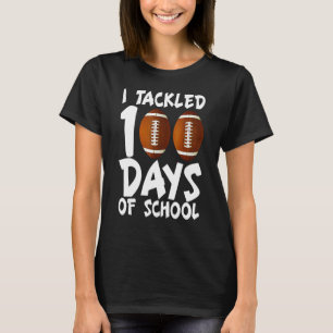 T-shirt J'Ai Attaqué 100 Jours De Football Scolaire 100E J