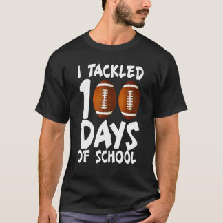 T-shirt J'Ai Attaqué 100 Jours De Football Scolaire 100E J