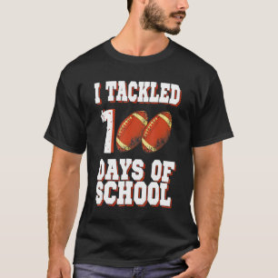 T-shirt J'Ai Attaqué 100 Jours De Football Scolaire 100E J