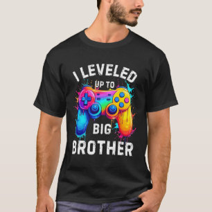T-shirt J'ai atteint le niveau de grand frère - Illustrati
