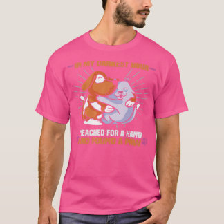 T-shirt J'Ai Atteint Une Main Et J'Ai Trouvé Des Droits De