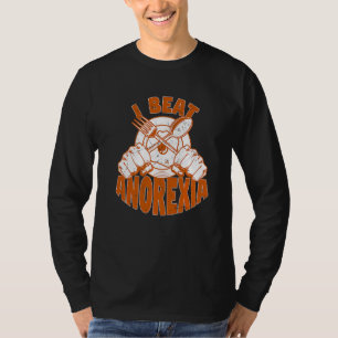 T-shirt J'ai Battu Coach Alimentaire Anorexie Combattant d