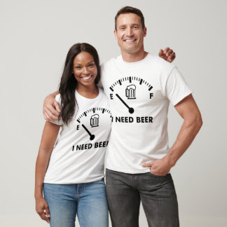 T-shirt J'Ai Besoin De Bière Amusante Fête