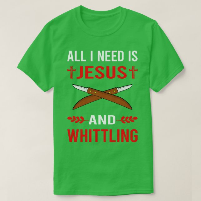 T-shirt J'Ai Besoin De Jésus Et De Blanchissement (Design devant)