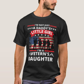 T-shirt J'ai besoin de Just Daddy's Little Girl I'm A Vété