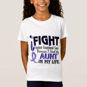 T-Shirt J'ai besoin de ma tante Esophageal Cancer