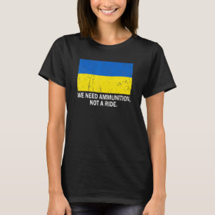 T-shirt J'Ai Besoin De Munitions Et Non D'Un Voyage