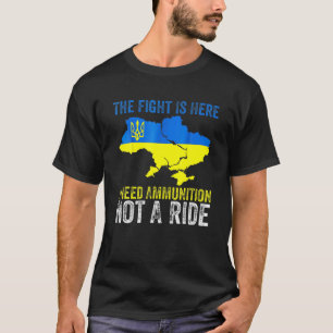 T-shirt J'Ai Besoin De Munitions, Pas D'Un Tour Du Présid