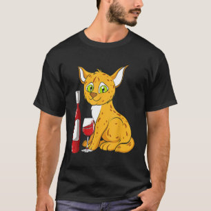 T-shirt J'ai besoin d'un verre de vin Chat Maman Vin Aimer