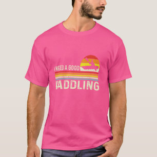 T-shirt J'ai besoin d'une bonne aventure en canoë rétro de