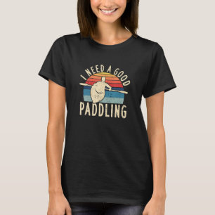 T-shirt J'ai besoin d'une bonne rivière de rivière en kaya