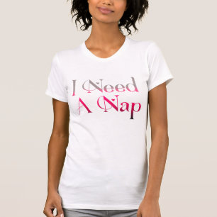 T-shirt J'ai Besoin D'une Sieste Drôle Typographie De Somm