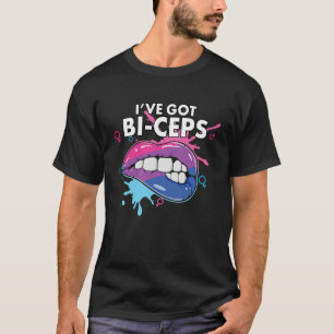 T-shirt J'ai Bi Ceps Bisexual Pride Bodybuilder LGBTQ