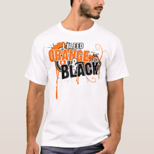 T-shirt J'Ai Bleu Black Orange Sports Team Jour