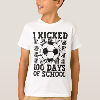 T-shirt J'ai botté 100 jours de sport scolaire de football