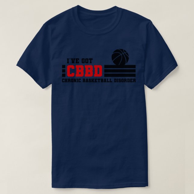 T-shirt J'ai CBBD Chronique basket-ball Trouble Panier (Design devant)