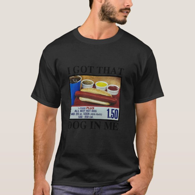 T-shirt J'Ai Ce Chien En Moi Drôle Chiens Chauds Combo Con (Devant)