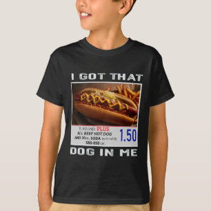 T-shirt J'Ai Ce Chien En Moi Drôle Hotdogs Combo 4 juillet