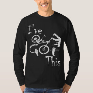 T-shirt J'Ai Ce Mtb Crash Falling Downhill Retro