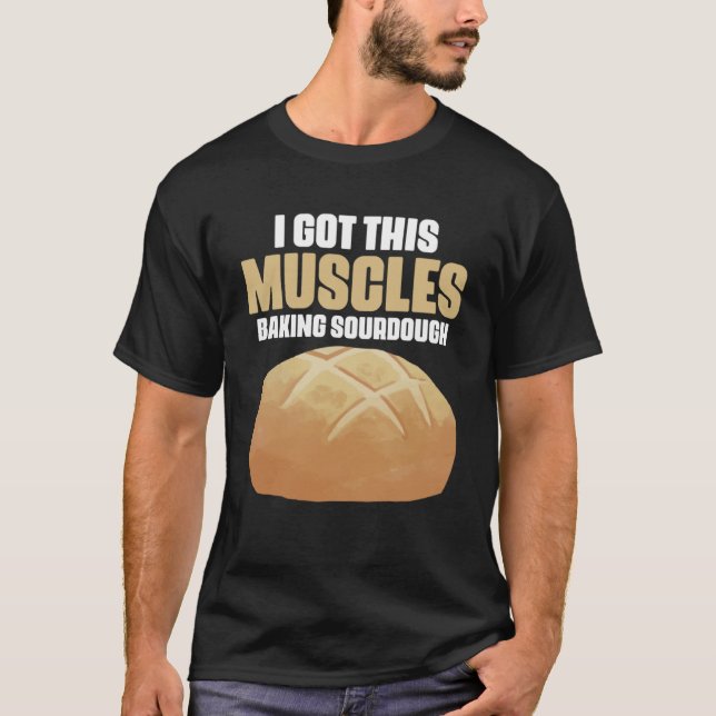 T-shirt J'ai ces Muscles cuire des pâtisseries de pâte à p (Devant)