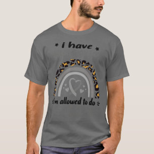 T-shirt J'ai Charcot Marie Tooth je suis autorisé à faire 