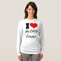 J'ai coeur la chemise du recensement de 1900