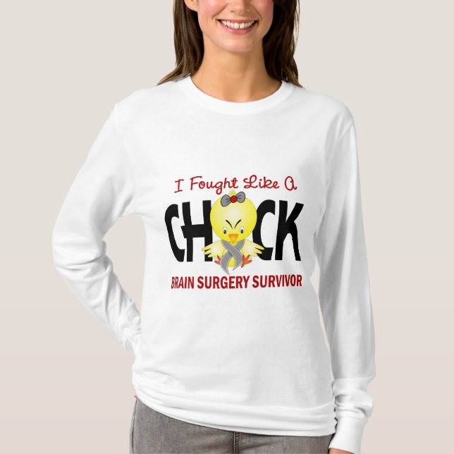 T-shirt J'ai combattu comme un survivant de chirurgie (Devant)