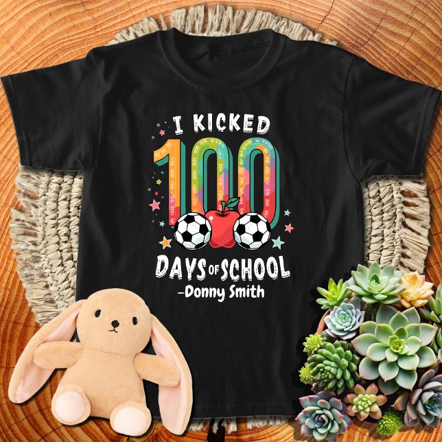 T-shirt J'Ai Couché 100 Jours De Soccer Soccer Sports Garç (Créateur téléchargé)