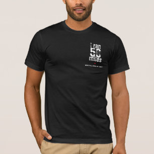 T-shirt J'Ai Couru 50 Miles Ultramarathon Drôle Courir Noi