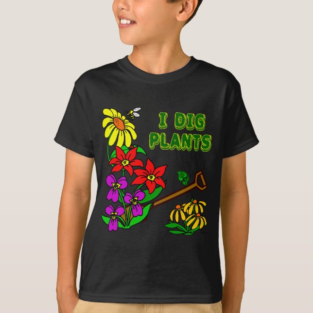 T-shirt J'Ai Creg Plante Gardener Dit (Devant)