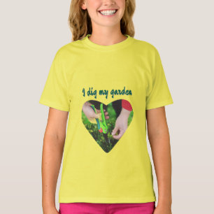 T-shirt 'J'ai creusé mon jardin'
