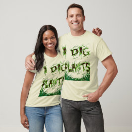T-shirt J'ai creusé Plante Gardener Slogan