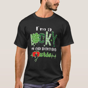 T-shirt J'ai de la chance en soins à domicile Infirmière a