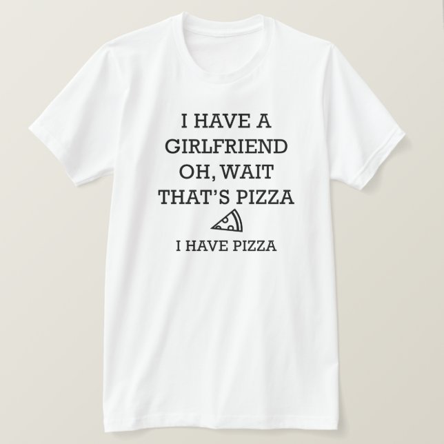 T-shirt J'Ai De La Pizza (Design devant)