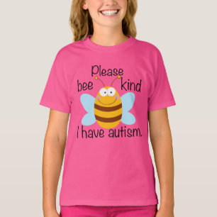 T-shirt J'Ai De L'Autisme S'Il Vous Plaît Abee Genre Mign