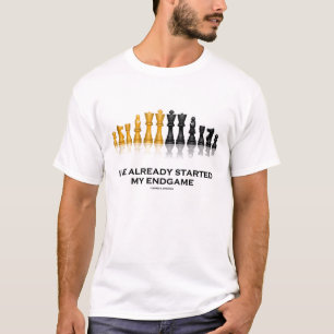 T-shirt J'ai déjà commencé ma fin de partie (l'humour d