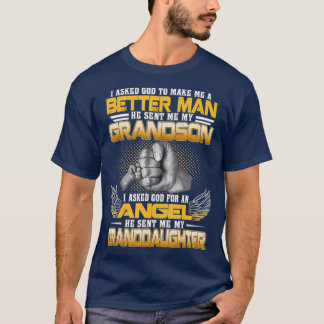 T-shirt J'Ai Demandé À Dieu De Me Faire Un Homme Meilleur