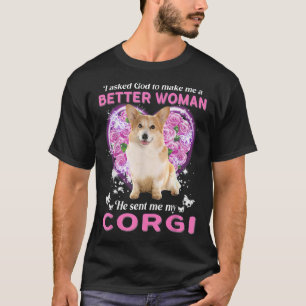 T-shirt J'Ai Demandé À Dieu De Me Faire Une Meilleure Femm