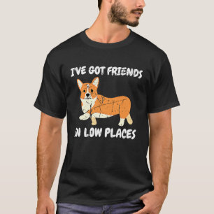 T-shirt J'ai des amis en bas endroit Cool Dogs Propriétair