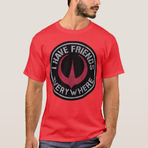 T-shirt J'ai des amis partout etou vintage rétro