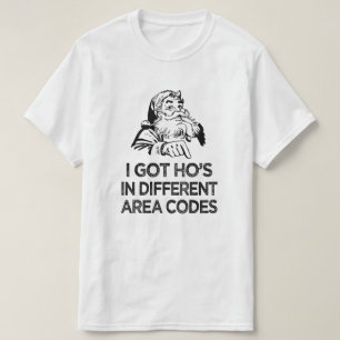 T-shirt J'ai des codes régionaux différents, noël