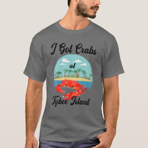 T-shirt J'Ai Des Crabes À Tybee Island Drôle Crabes Lover 