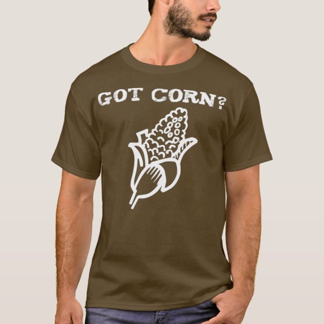 T-shirt J'Ai Des Légumes De Maïs Agriculture Biologique Am (Devant)