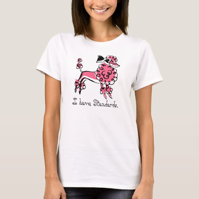 T-shirt J'ai des normes (Devant)