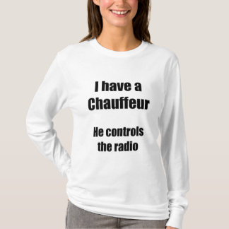 T-shirt J'ai des t Chauffeur-blancs